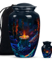 Mystic Flame Candle Urn For Women - Candle Large Urn For Human Ashes