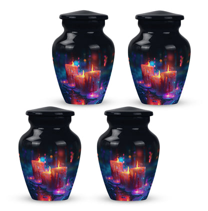 Personalized Candle Cremation Urn for Human Ashes - 10-inch, 200 cu in - Yatskia