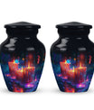Neon Melting Candle Urn Tribute - Candle Funeral Cremation Urn For Ashes