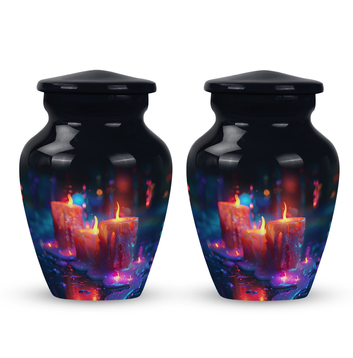 Personalized Candle Cremation Urn for Human Ashes - 10-inch, 200 cu in - Yatskia