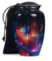 Neon Melting Candle Urn Tribute - Candle Funeral Cremation Urn For Ashes