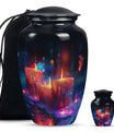 Neon Melting Candle Urn Tribute - Candle Funeral Cremation Urn For Ashes