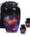 Neon Melting Candle Urn Tribute - Candle Funeral Cremation Urn For Ashes