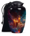 Mystic Vapor Candle Urn - Cosmic Candle Urn Large Memorial For Ashes