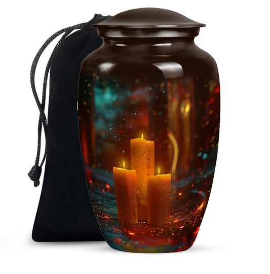 Candlelight Tribute Urn - Candle Urn Memorial for Adult Male & Female