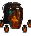 Candlelight Tribute Urn - Candle Urn Memorial for Adult Male & Female