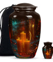 Candlelight Tribute Urn - Candle Urn Memorial for Adult Male & Female