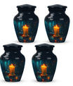 Flaming Candle Urns For Loved Ones - Magical Cremation Ashes Large Urn