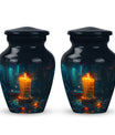 Flaming Candle Urns For Loved Ones - Magical Cremation Ashes Large Urn