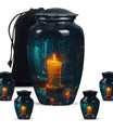 Flaming Candle Urns For Loved Ones - Magical Cremation Ashes Large Urn