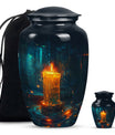 Flaming Candle Urns For Loved Ones - Magical Cremation Ashes Large Urn