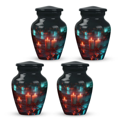 Personalized Candle Cremation Urn for Human Ashes - 10-inch, 200 cu in - Yatskia