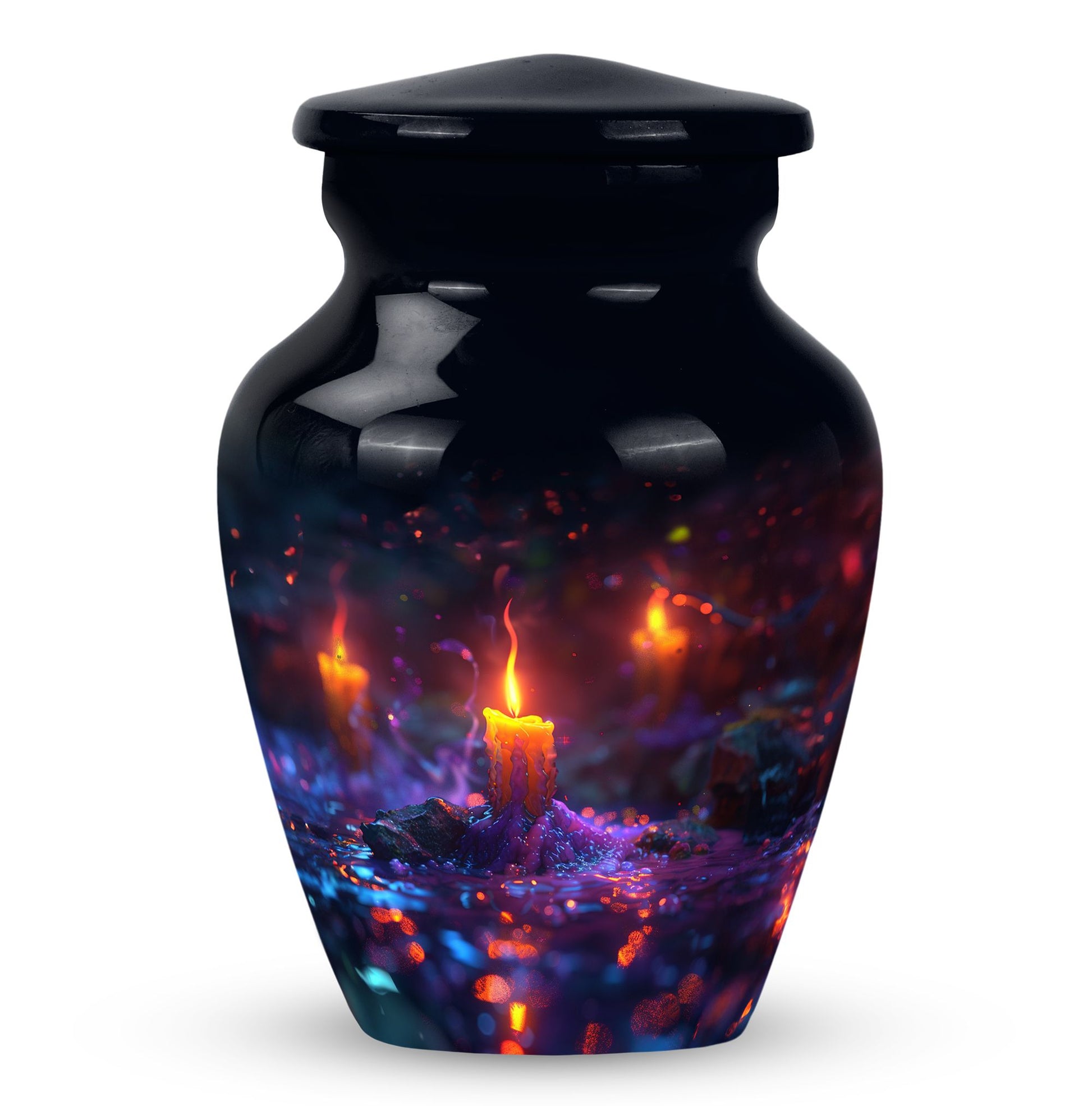 Mystically Glowing Candle Urns - Large Memorial Urns For Ashes