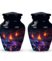 Mystically Glowing Candle Urns - Large Memorial Urns For Ashes