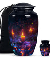 Mystically Glowing Candle Urns - Large Memorial Urns For Ashes