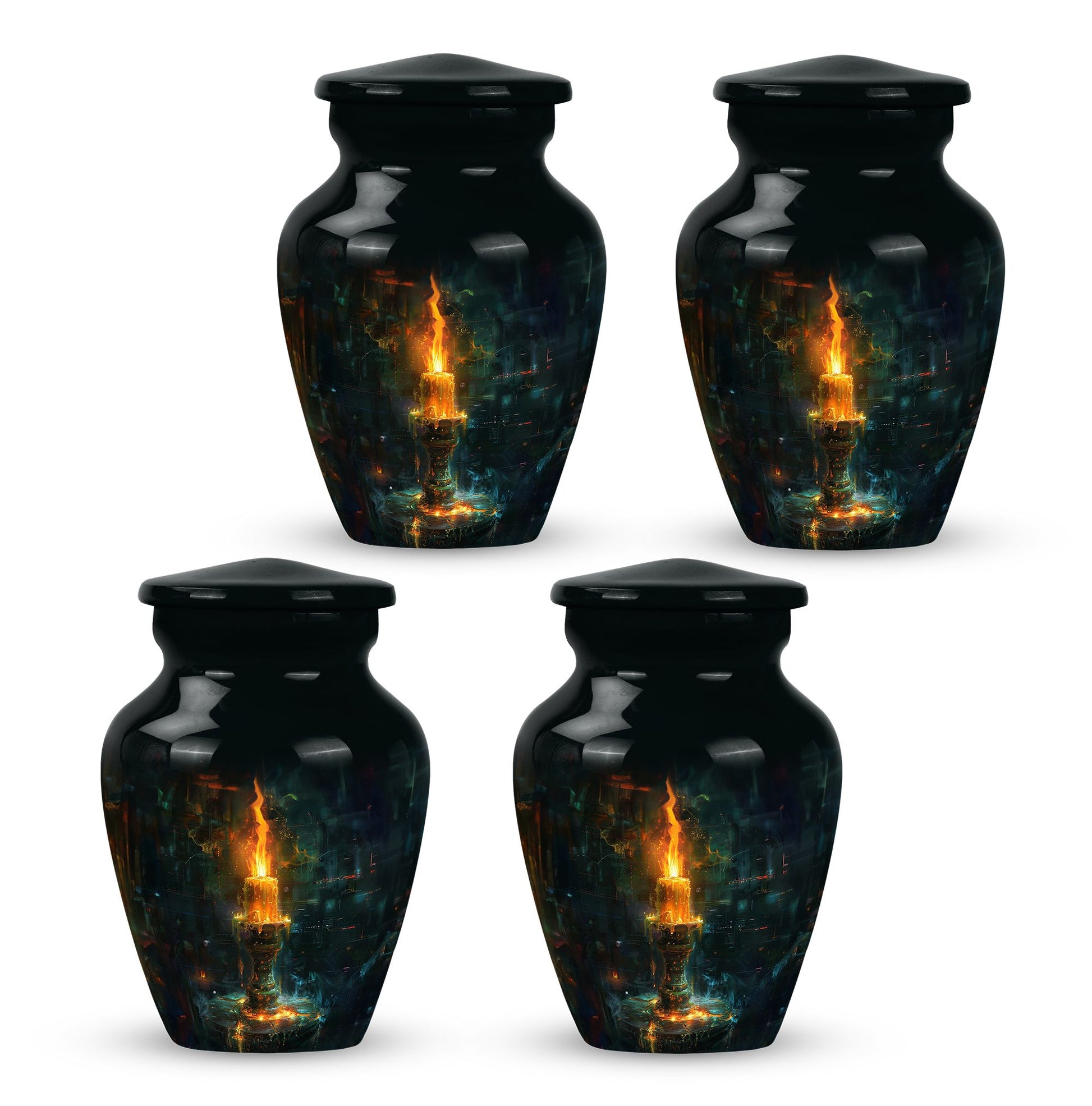 Mystical Candle Urn For Tribute - Candle Cremation Ashes Keepsake