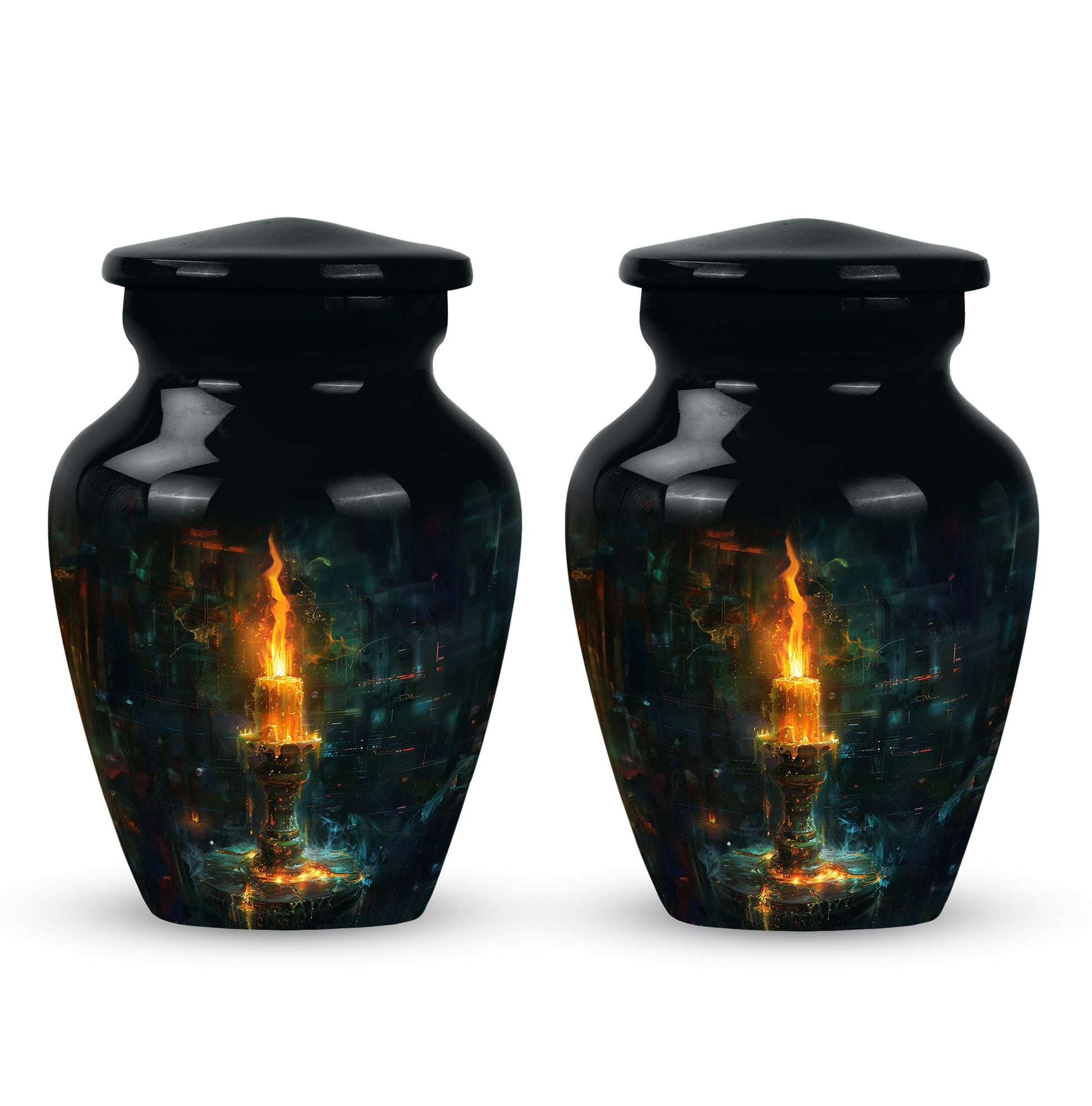 Mystical Candle Urn For Tribute - Candle Cremation Ashes Keepsake
