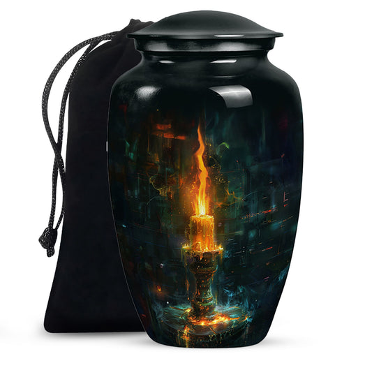 Mystical Candle Urn For Tribute - Candle Cremation Ashes Keepsake