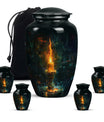 Mystical Candle Urn For Tribute - Candle Cremation Ashes Keepsake