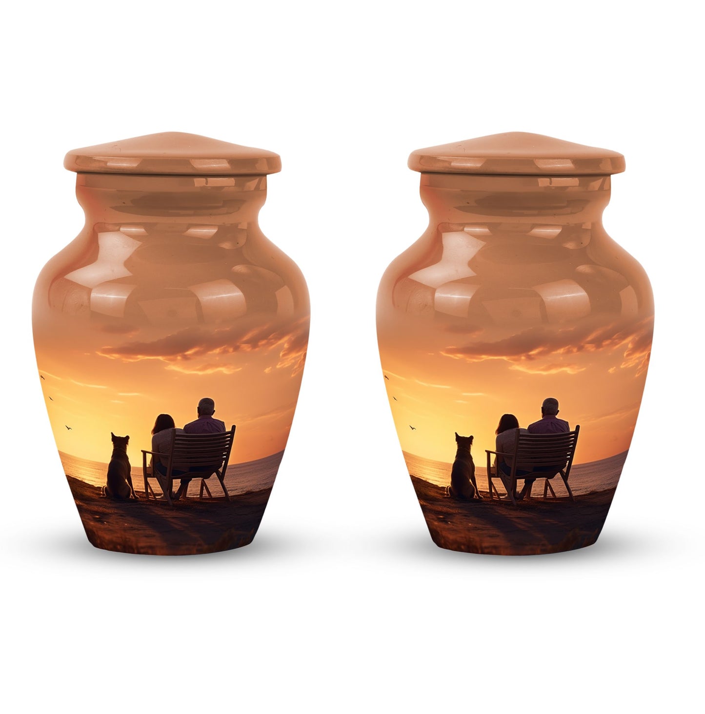 Personalized Pet Keepsake Urn for Pet Ashes - 10-inch, 200 cu in - Yatskia