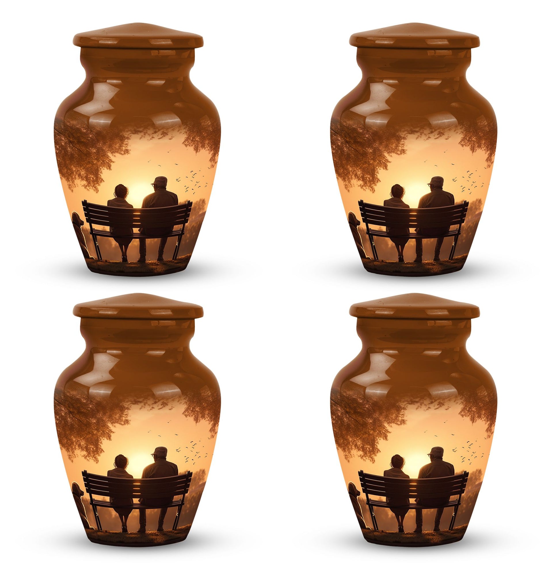 Couple Burial Urn - Funeral Cremation Urn For Loved Ones