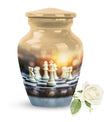 Chess Urn For Ashes For Women Memorial, Funeral Cremation Urn
