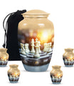 Chess Urn For Ashes For Women Memorial, Funeral Cremation Urn