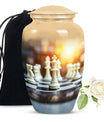 Chess Urn For Ashes For Women Memorial, Funeral Cremation Urn