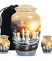 Chess Urn For Ashes For Women Memorial, Funeral Cremation Urn