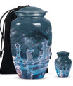 Chess Urn For Human Ashes Women Large Memorial, Funeral Urn For Ashes