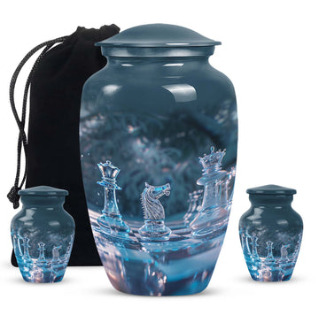 Large Urn with 2 Mini Urn