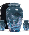 Chess Urn For Human Ashes Women Large Memorial, Funeral Urn For Ashes