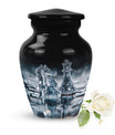 10-inch chess themed classic urn for women's ashes, 