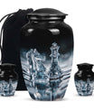 Chess Small Urns For Human Ashes Memorial, Funeral Cremation Urn