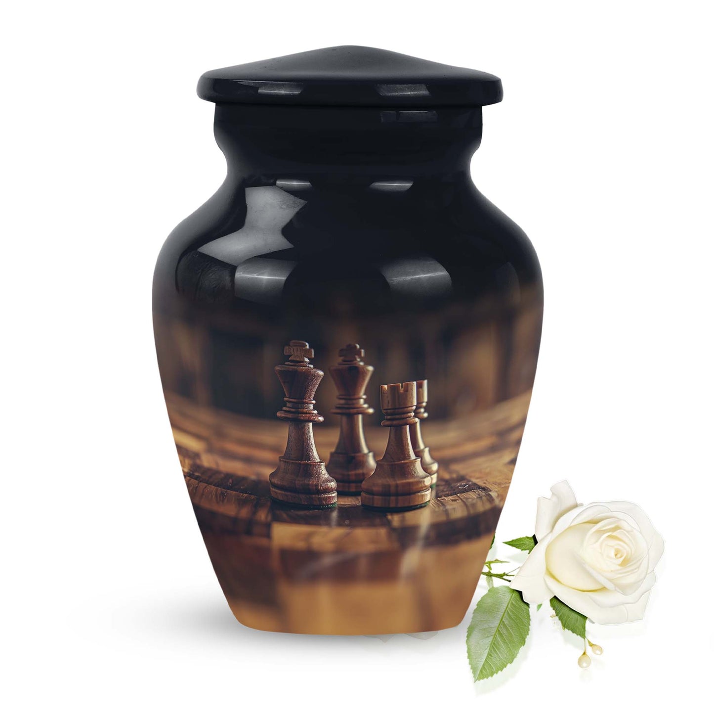 10-inch Chess-themed Classic Urn
