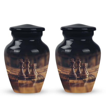 10-inch Chess-themed Classic Urn
