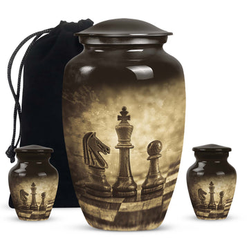 Large Urn with 2 Mini Urn