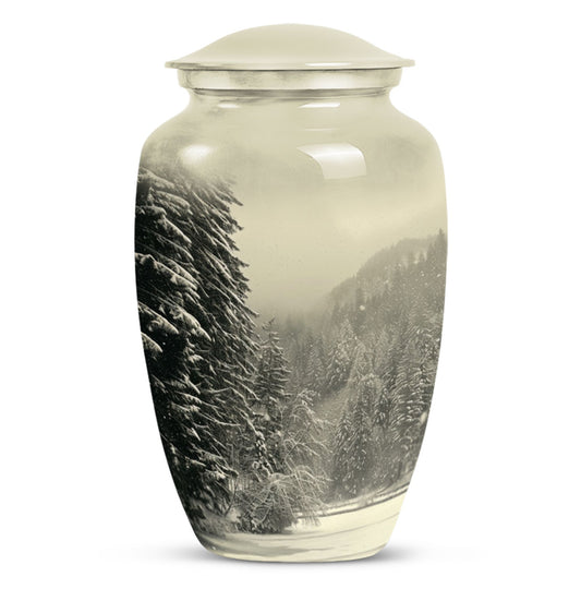 10-inch classic Snowflakes Urn