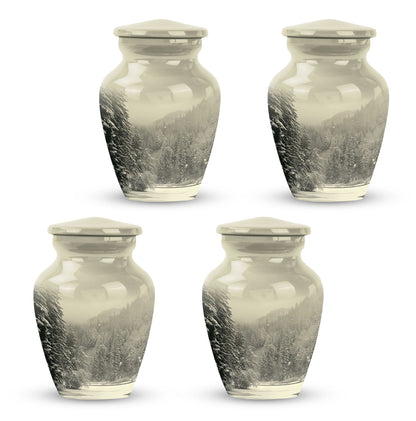 10-inch classic Snowflakes Urn