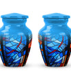 Stained Glass Mini Urns For Human Ashes Memorial, Funeral Cremation Urn