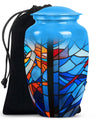 Stained Glass Mini Urns For Human Ashes Memorial, Funeral Cremation Urn