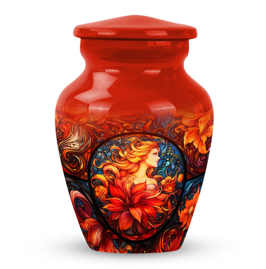 Stained Glass Urns For Human Ashes Large Memorial, Funeral Urn For Ashes