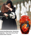 10-inch stained glass Classic urn for cremation ashes