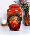 10-inch stained glass Classic urn for cremation ashes