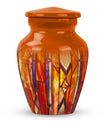 Stained Glass Ashes Keepsake Memorial, Funeral Cremation Urn