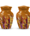 Stained Glass Cremation Urns Memorial, Funeral Shape Urn