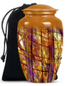 Stained Glass Cremation Urns Memorial, Funeral Shape Urn