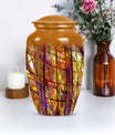 10-inch classic stained glass urn for cremation ashes