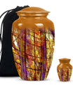 Stained Glass Cremation Urns Memorial, Funeral Shape Urn
