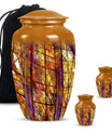 10-inch classic stained glass urn for cremation ashes